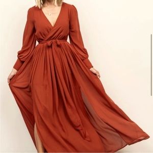 NWT. Baltic Born Maxi Dress. Burnt orange color. Size XL